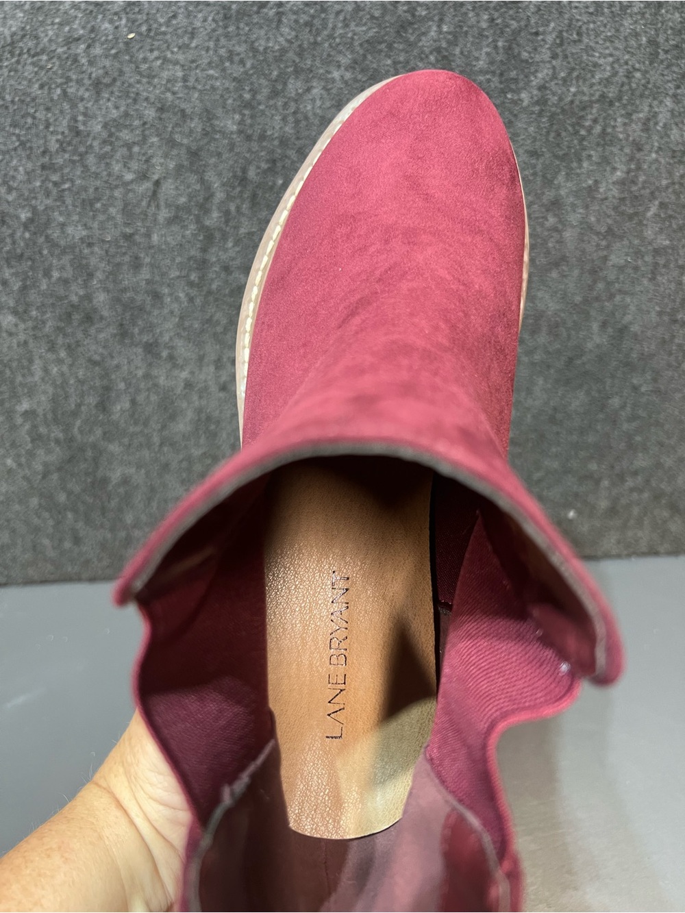 Lane Bryant Women’s Faux-Leather Bootie Size 8 - Picture 12 of 13